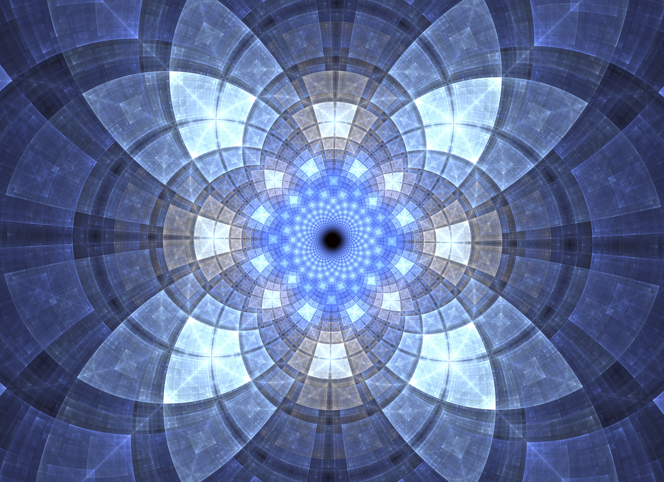 Kaleidoscope abstract sacred geometry. Ethnic fractal artwork.